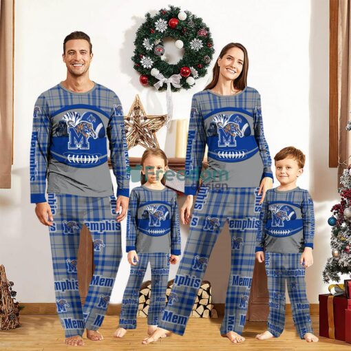 Memphis Tigers Custom Name Pajamas Set For Family Sport Team Pajamas Christmas Gift Product Photo 1