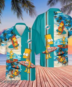 Miami Dolphins Bart Simpson Hawaiian Shirt Funny For Men Women Fans