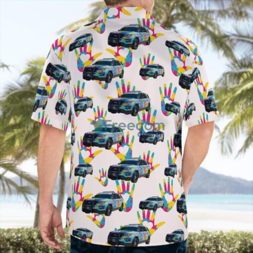 Miami, Florida, Miami Police Department, World Autism Awareness Day Hawaiian Shirt Product Photo 2