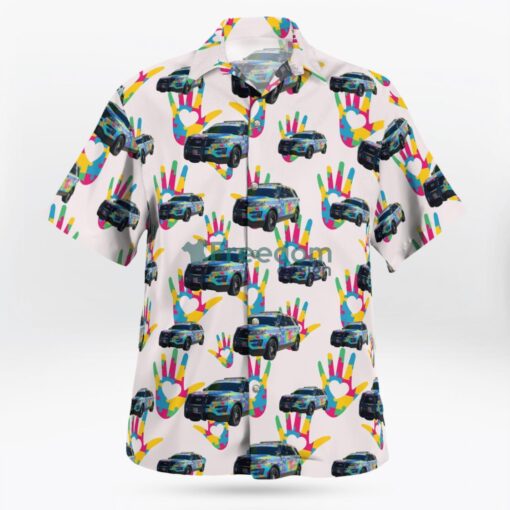 Miami, Florida, Miami Police Department, World Autism Awareness Day Hawaiian Shirt Product Photo 3