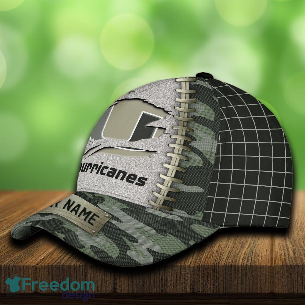Miami Hurricanes 3D Hat And Cap Beach Design Camo Green For Fans Gift Custom Name image Miami Hurricanes 3D Hat And Cap Beach Design Camo Green For Fans Gift Custom Name - Miami Hurricanes 3D Hat And Cap Camo_3