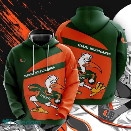 Miami Hurricanes 3D Hoodie For Fans New Trending All OVer Print - Miami Hurricanes 3D Hoodie For Fans New Trending All OVer Print