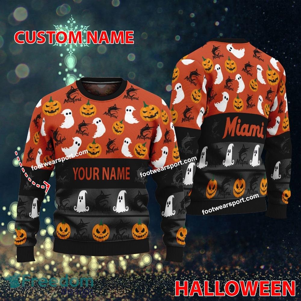 Miami Marlins Personalized Logo Pattern Knitted Christmas 3D Sweater Gift For Men And Women image Miami Marlins Personalized Logo Pattern Knitted Christmas 3D Sweater Gift For Men And Women - Miami Marlins Personalized Logo Pattern Knitted Christmas 3D Sweater Gift For Men And Women