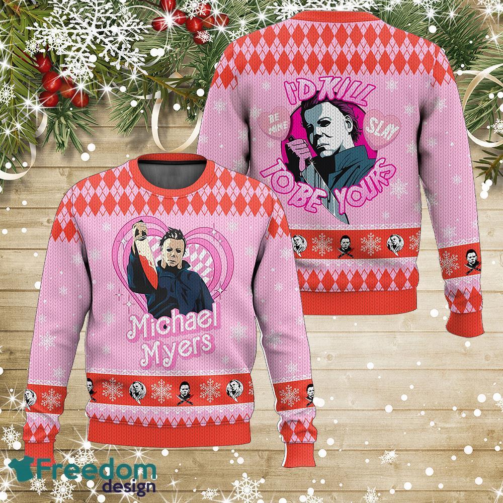 Michael Myers Halloween Ugly Sweater Ugly Christmas 3D Sweater Gift For Adult image Michael Myers Halloween Ugly Sweater Ugly Christmas 3D Sweater Gift For Adult - Michael Myers Halloween Ugly Sweater Ugly Christmas 3D Sweater Gift For Adult