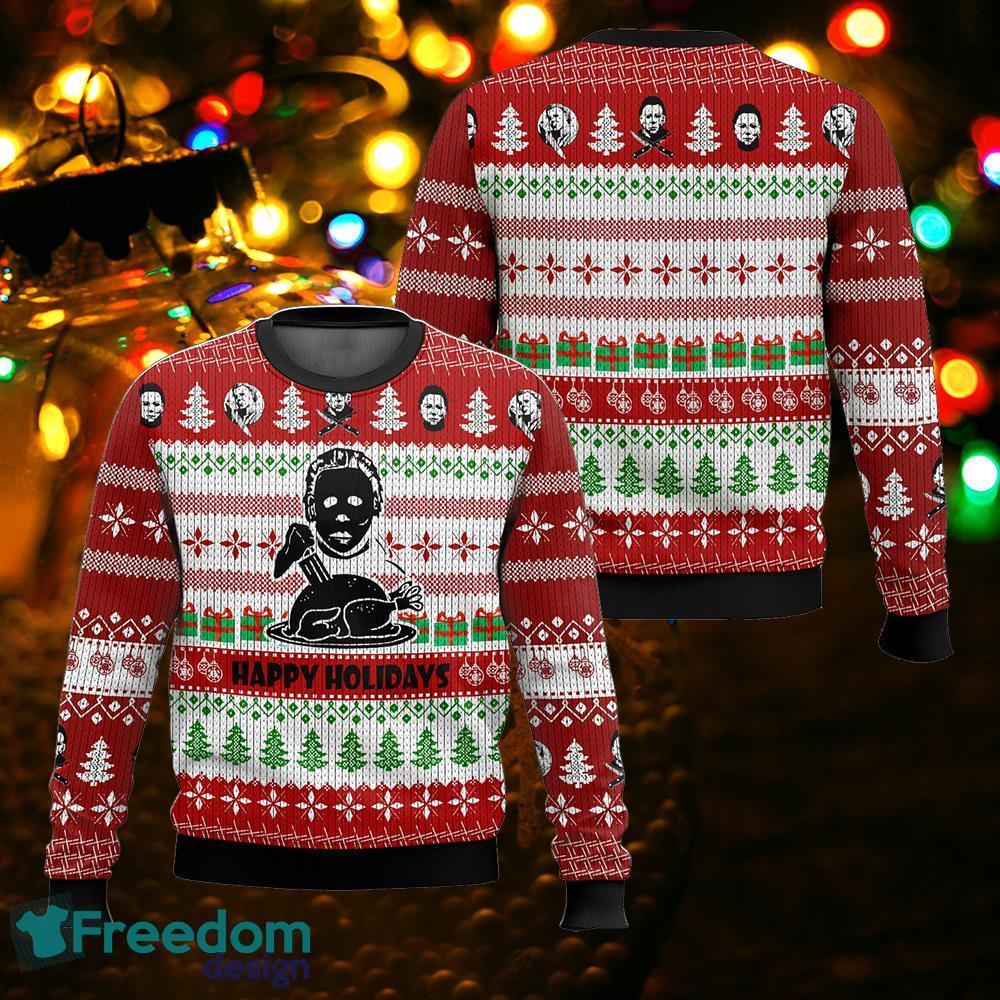 Michael Myers Ugly Sweater Knitted Sweater Gift For Christmas image Michael Myers Ugly Sweater Knitted Sweater Gift For Christmas - Michael Myers Ugly Sweater Knitted Sweater Gift For Christmas