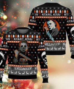 Michael Myers Ugly Xmas Sweater AOP Gift Holidays
