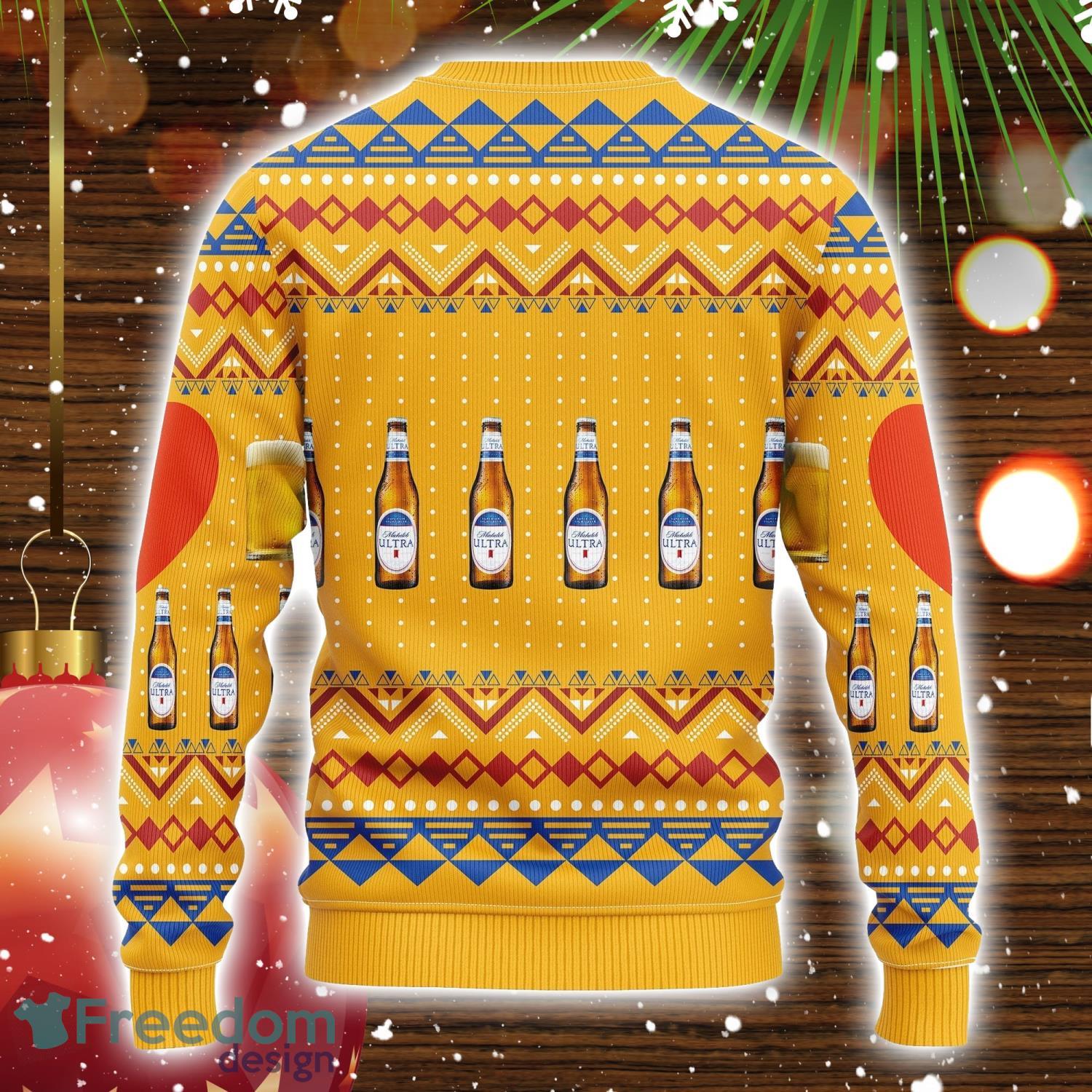 Michelob 3D Ugly Christmas Sweater Amazing Gift Family Christmas Gift image Michelob 3D Ugly Christmas Sweater Amazing Gift Family Christmas Gift Product Photo 2