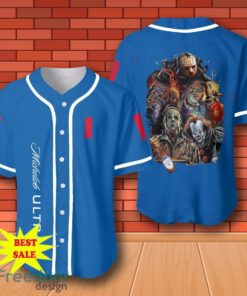 Michelob Ultra Halloween Horror Character Baseball Jersey for All Genders