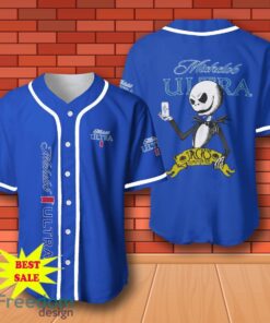 Michelob Ultra Halloween Jack Skellington Nightmare Baseball Jersey for All Genders