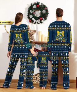 Michigan Wolverines Pajamas Sport Team Pajama Set Christmas Gift For Family Custom Name Unique Gift Product Photo 2