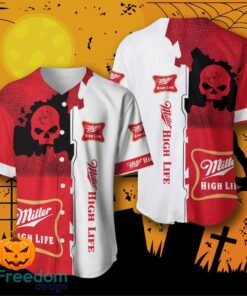 Miller High Life Skull Baseball Jersey For Men And Women