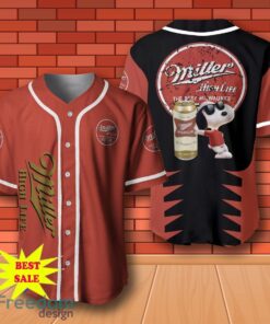 Miller High Life Snoopy Baseball Jersey for All Genders