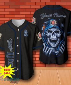 Miller Lite Skull Personalized Baseball Jersey for All Genders