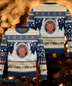 Miller Lite Ugly Sweater Knitted Christmas Sweater AOP Gift For Men And Women