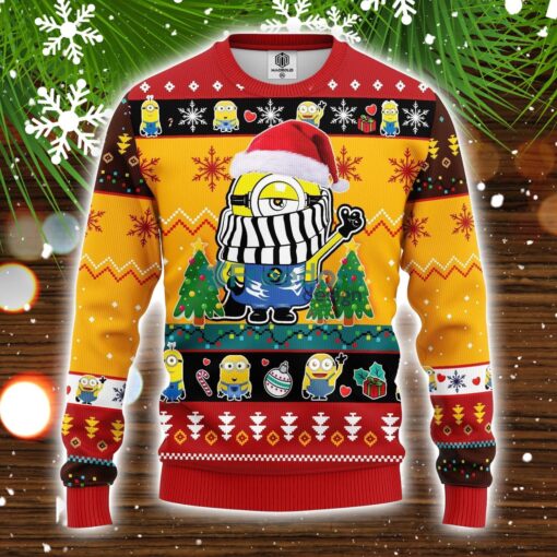 Minions Ugly Christmas Sweater Yellow Amazing Gift Family Christmas Gift Product Photo 1