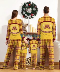 Minnesota Golden Gophers Custom Name Pajamas Set For Family Sport Team Pajamas Christmas Gift Product Photo 2