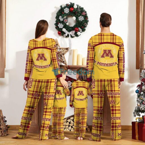 Minnesota Golden Gophers Custom Name Pajamas Set For Family Sport Team Pajamas Christmas Gift Product Photo 2