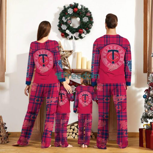 Minnesota Twins Custom Name Pajamas Set For Family Sport Team Pajamas Christmas Gift Product Photo 2