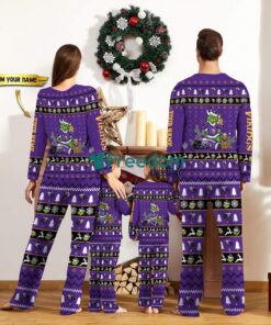 Minnesota Vikings Pajamas Sport Team Pajama Set Christmas Gift For Family Custom Name Unique Gift Product Photo 2