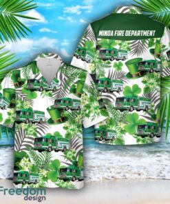 Minoa Fire Department, Minoa, New York Patrick’s Day Hawaiian Shirt Hoilday Gift