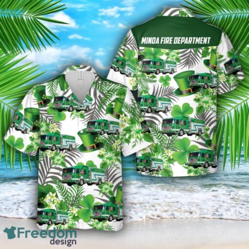 Minoa Fire Department, Minoa, New York Patrick's Day Hawaiian Shirt Hoilday Gift Product Photo 1