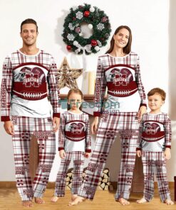 Mississippi State Bulldogs Custom Name Pajamas Set For Family Sport Team Pajamas Christmas Gift