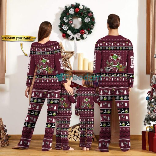 Mississippi State Bulldogs Pajamas Sport Team Pajama Set Christmas Gift For Family Custom Name Unique Gift Product Photo 2