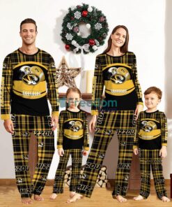 Missouri Tigers Custom Name Pajamas Set For Family Sport Team Pajamas Christmas Gift