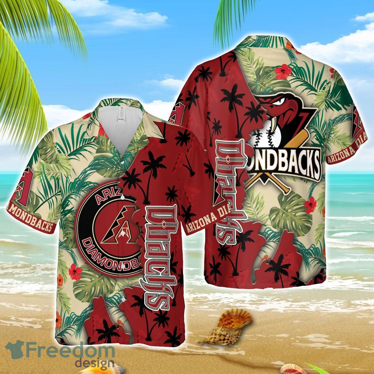 MLB Hawaiian Arizona Diamondbacks Team MLB Aloha 3D Hawaiian Shirt image MLB Hawaiian Arizona Diamondbacks Team MLB Aloha 3D Hawaiian Shirt Product Photo 1