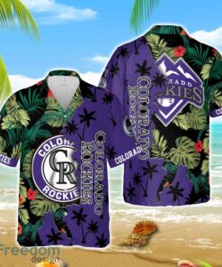 MLB Hawaiian Colorado Rockies Team MLB Tropical 3D Hawaiian Shirt