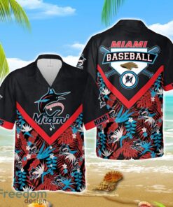 MLB Hawaiian Miami Marlins Team MLB Aloha 3D Hawaiian Shirt