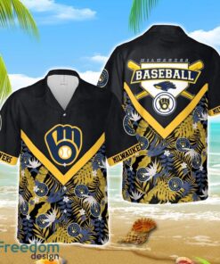 MLB Hawaiian Milwaukee Brewers Team MLB Aloha 3D Hawaiian Shirt