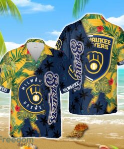 MLB Hawaiian Milwaukee Brewers Team MLB Tropical 3D Hawaiian Shirt