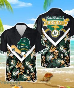MLB Hawaiian Oakland Athletics Team MLB Aloha 3D Hawaiian Shirt