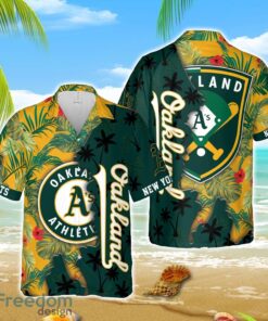 MLB Hawaiian Oakland Athletics Team MLB Tropical 3D Hawaiian Shirt