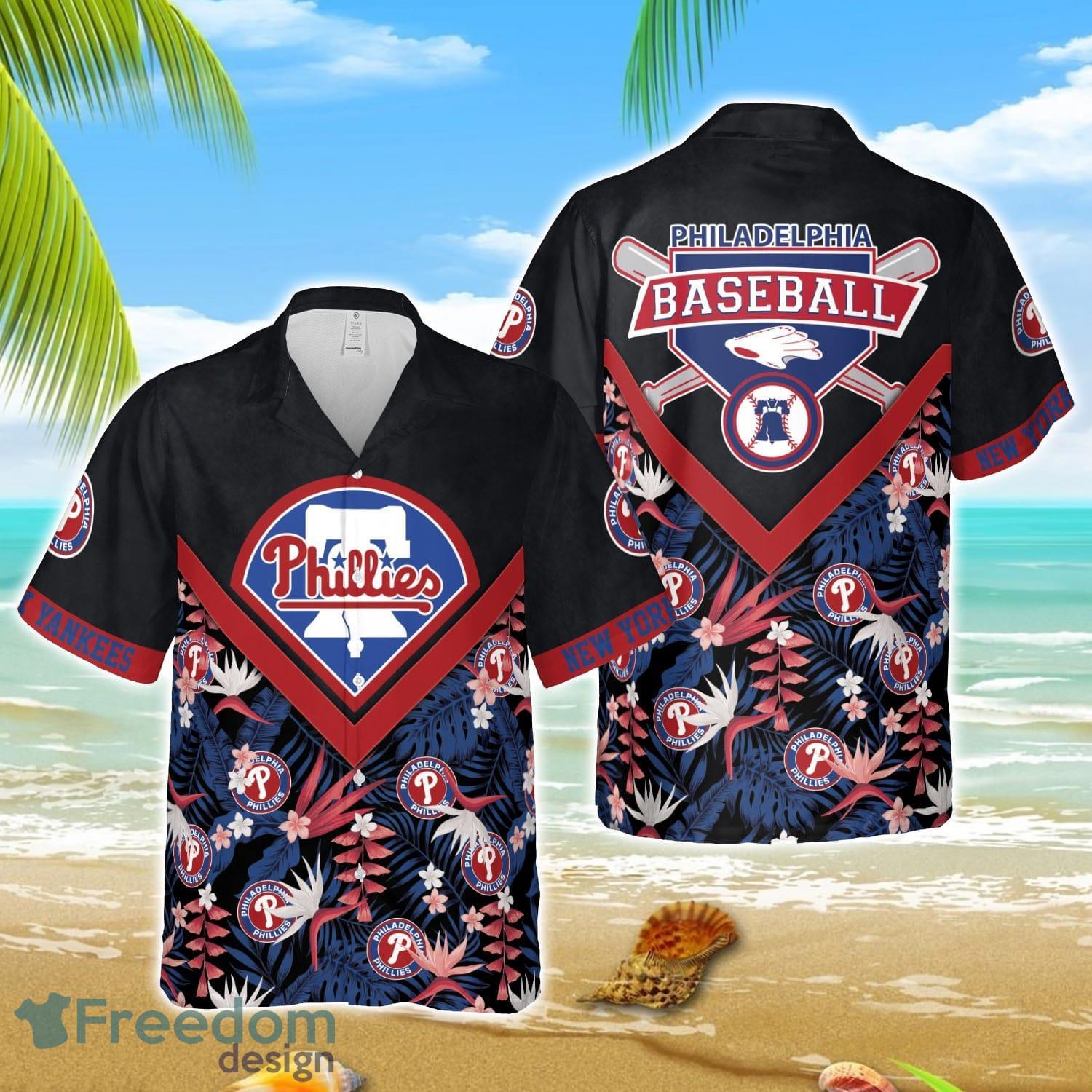 MLB Hawaiian Philadelphia Phillies Team MLB Aloha 3D Hawaiian Shirt image MLB Hawaiian Philadelphia Phillies Team MLB Aloha 3D Hawaiian Shirt Product Photo 1