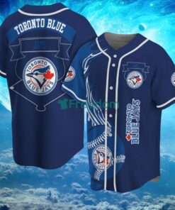 MLB Toronto Blue Jays Logo Classic Design Fire Ball Baseball Jersey Shirt Full Print