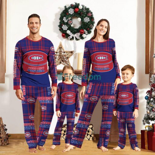 Montreal Canadiens Custom Name Pajamas Set For Family Sport Team Pajamas Christmas Gift Product Photo 1