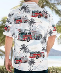 Mount Vernon Fire Truck, New York Hawaiian Shirt Product Photo 2