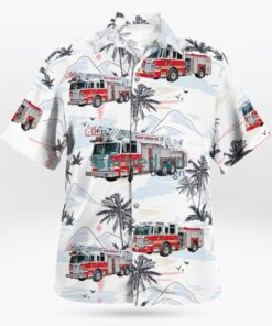 Mount Vernon Fire Truck, New York Hawaiian Shirt Product Photo 3