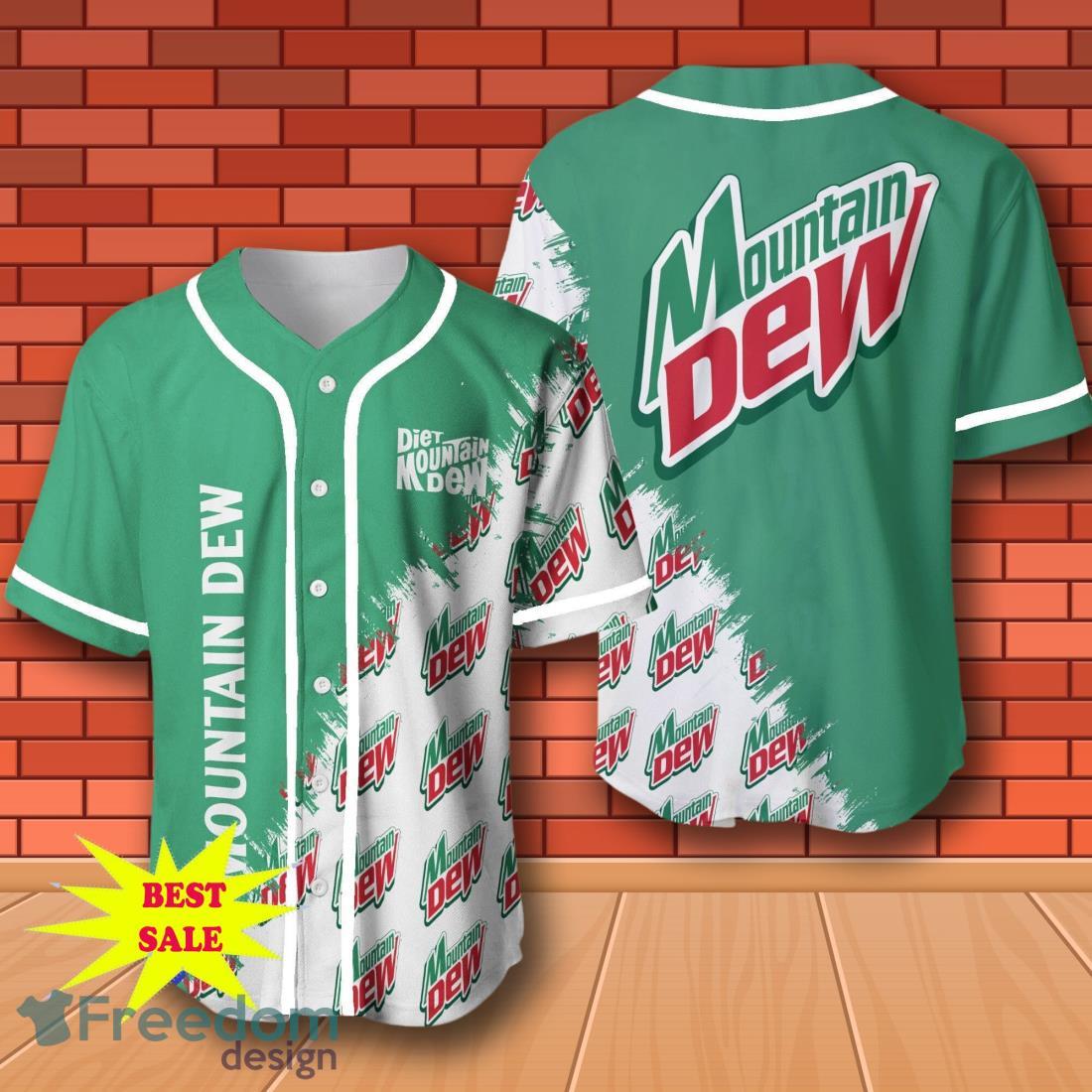 Mountain Dew Baseball Jersey for All Genders image Mountain Dew Baseball Jersey for All Genders Product Photo 1