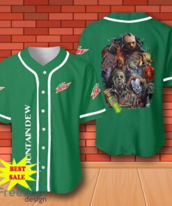 Mountain Dew Halloween Horror Character Baseball Jersey for All Genders