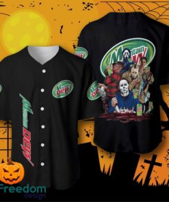 Mountain Dew Halloween Horror Characters Baseball Jersey For Men And Women