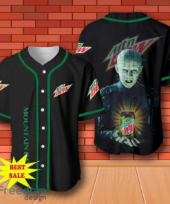 Mountain Dew Hellraiser Horror Baseball Jersey for All Genders