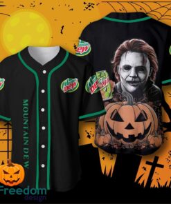 Mountain Dew Michael Myers Halloween Costume Baseball Jersey For Men And Women