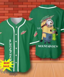 Mountain Dew Minion Baseball Jersey for All Genders