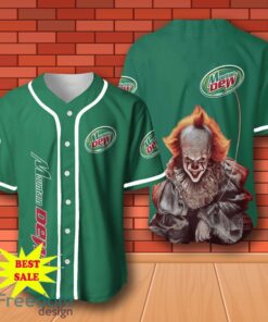 Mountain Dew Pennywise Halloween Baseball Jersey for All Genders