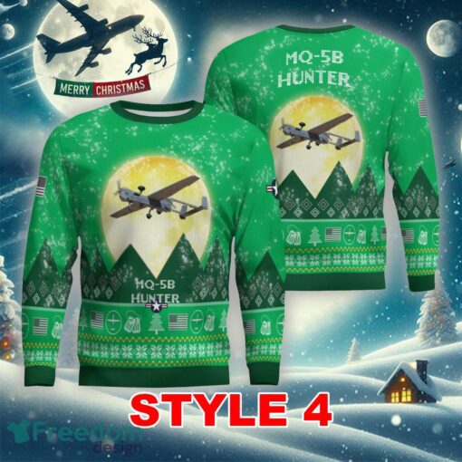 MQ-5B Hunter MQ5B Aircraft Moonlight Multi Color Knitted Christmas Sweater Gift For Adult - MQ-5B Hunter MQ5B Aircraft Moonlight Ugly Christmas Sweater_26