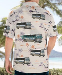 MTA New York City Bus MCI D4500CL Hawaiian Shirt Product Photo 2