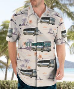 MTA New York City Bus MCI D4500CL Hawaiian Shirt Product Photo 4